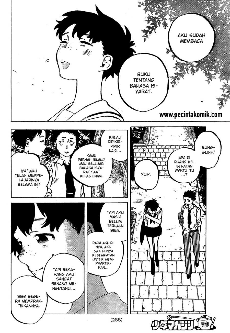 Koe no Katachi Bab 16 halaman 17