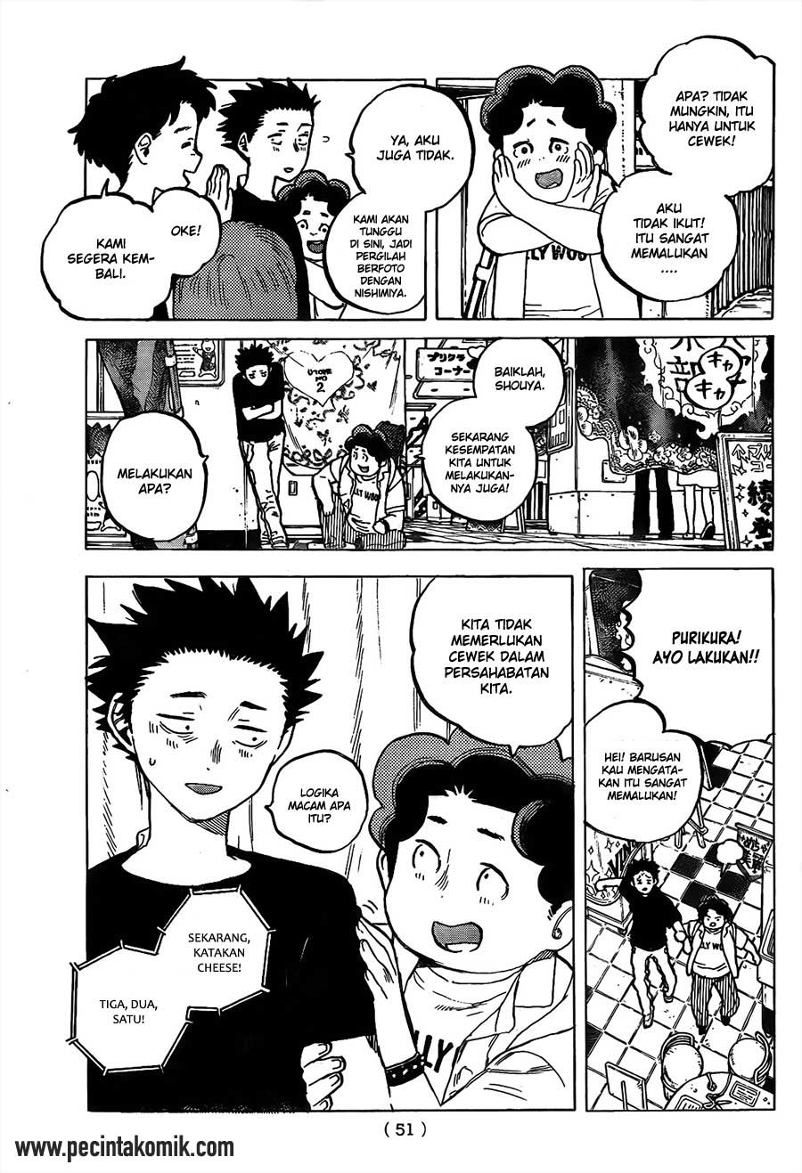 Koe no Katachi Bab 17 halaman 16