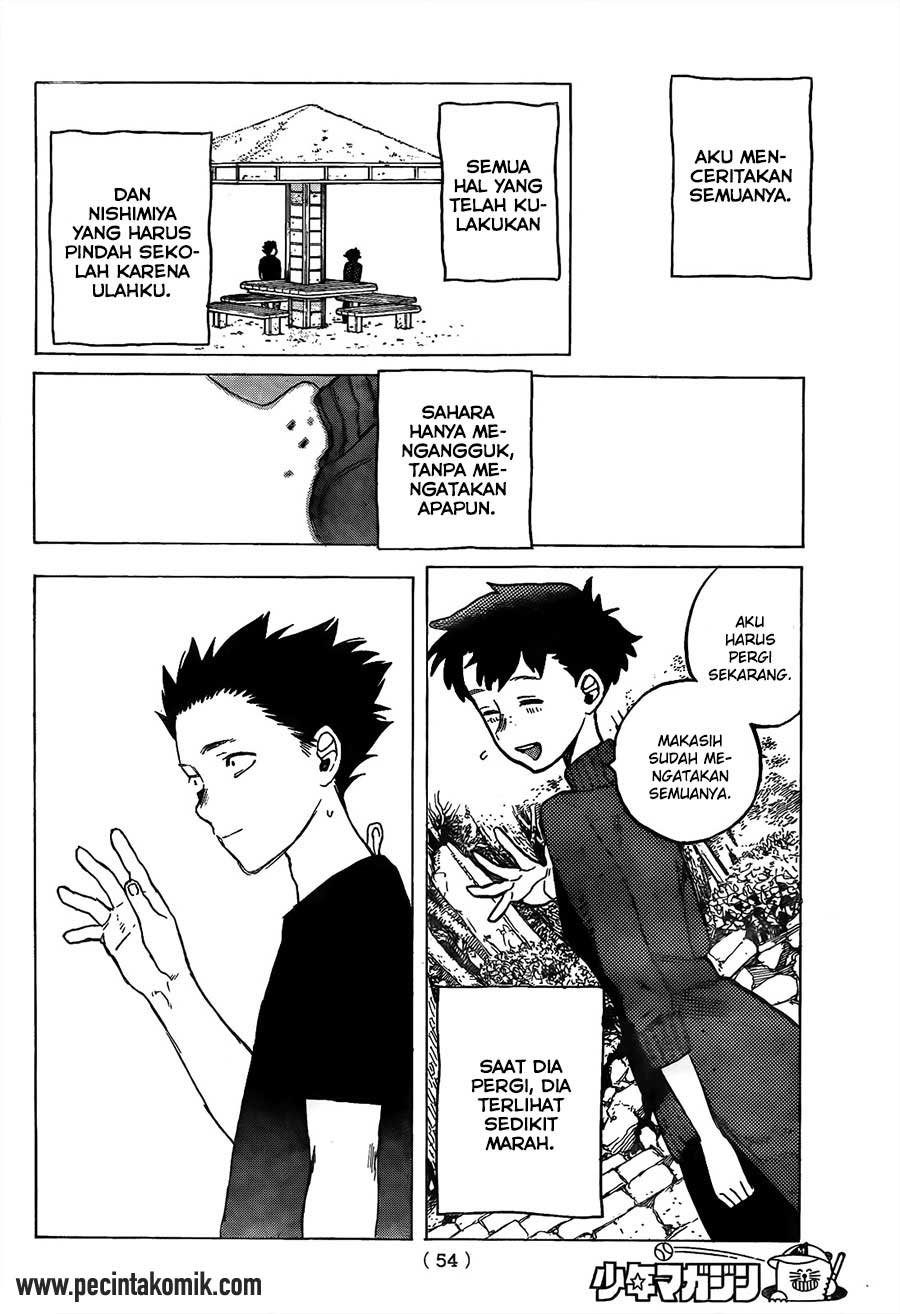 Koe no Katachi Bab 17 halaman 19