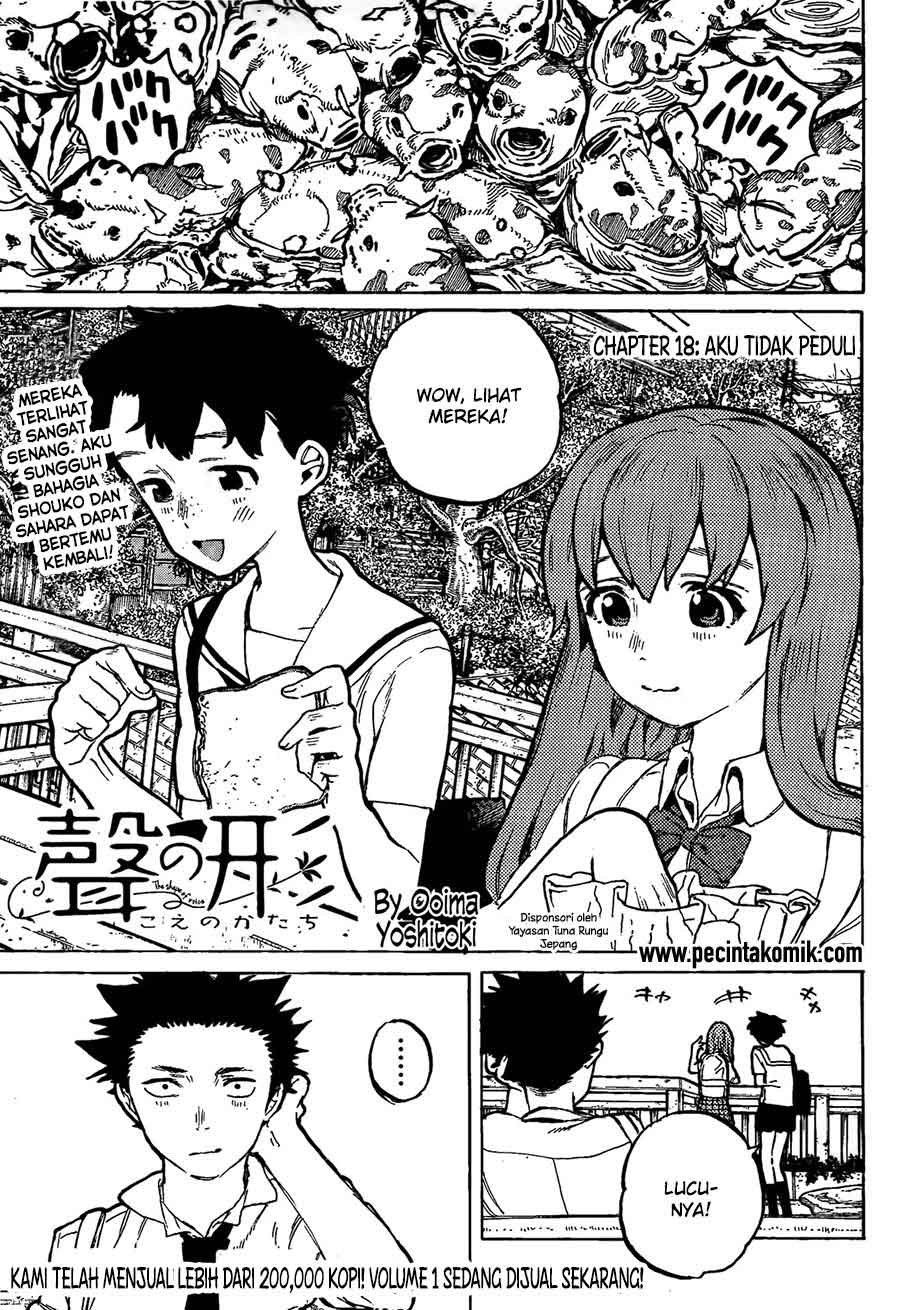 Koe no Katachi Bab 18 halaman 2