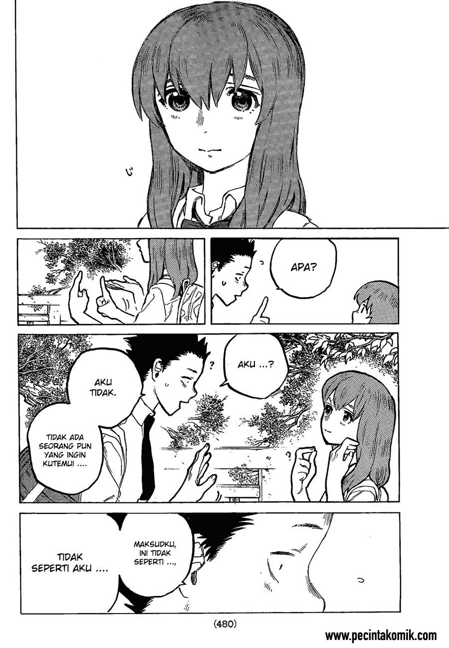 Koe no Katachi Bab 18 halaman 5