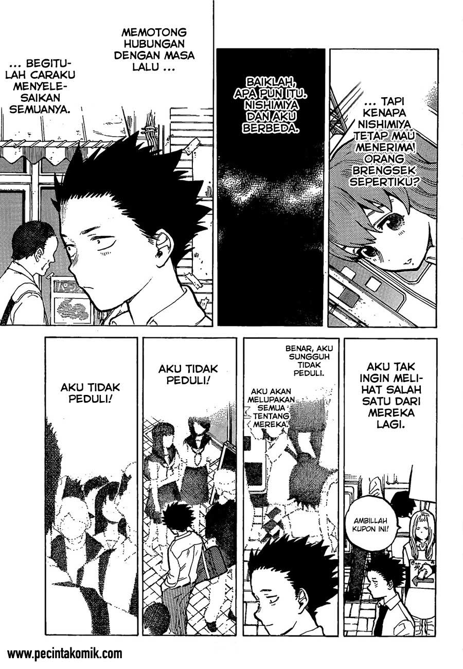 Koe no Katachi Bab 18 halaman 14