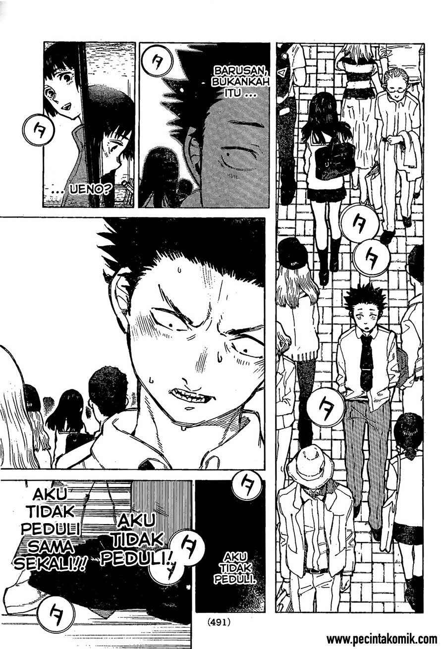 Koe no Katachi Bab 18 halaman 16