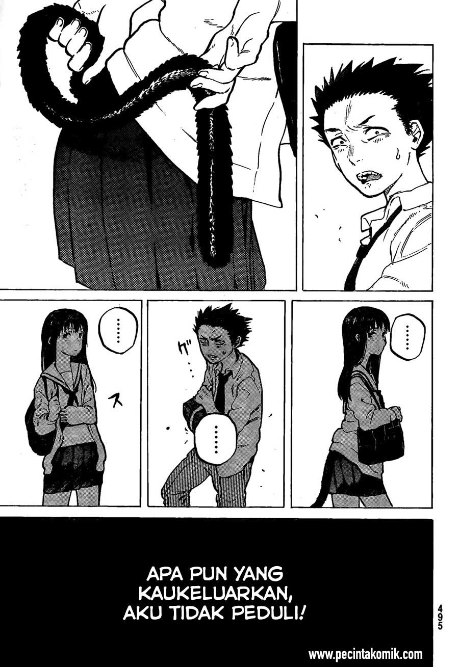 Koe no Katachi Bab 18 halaman 20