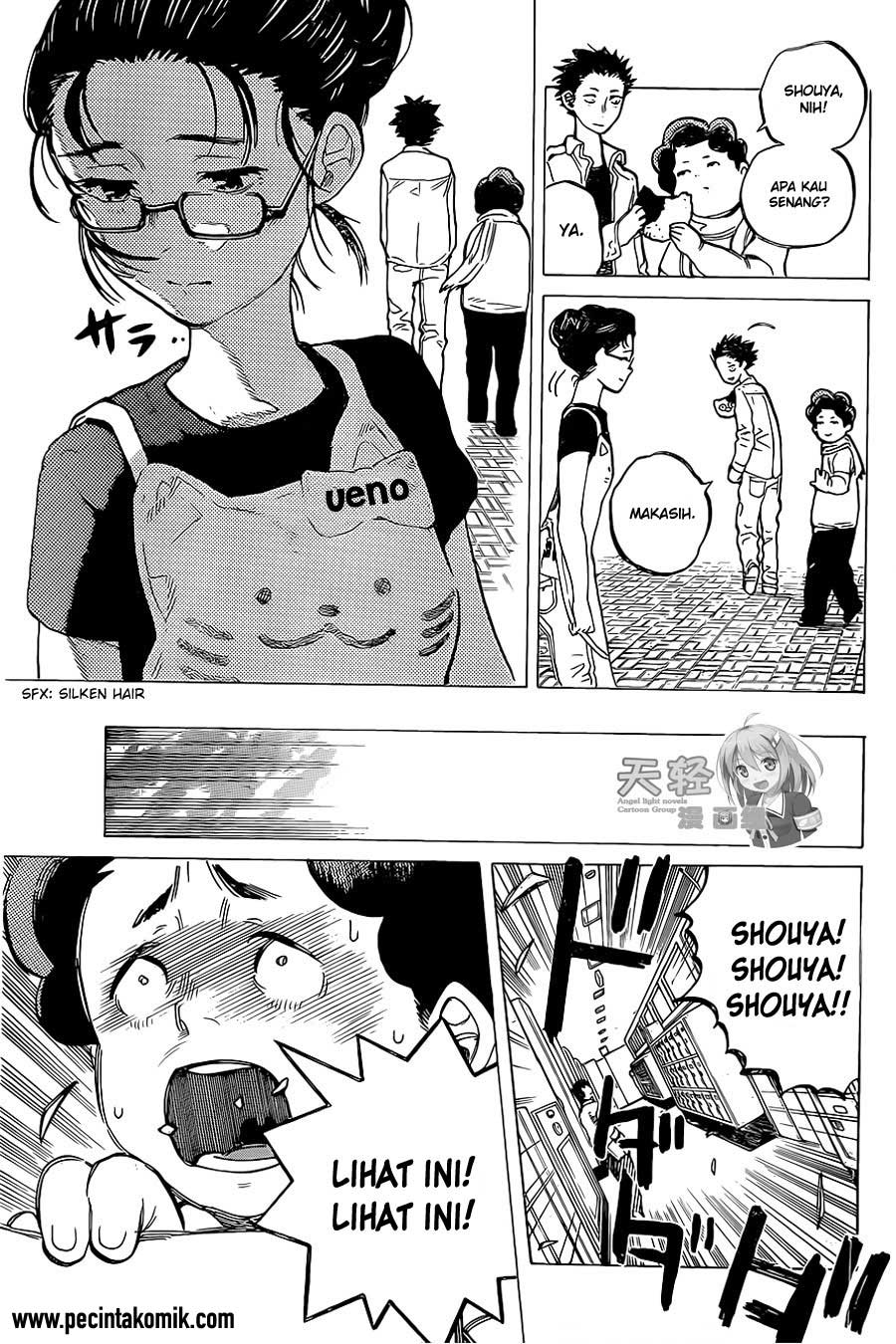 Koe no Katachi Bab 19 halaman 20
