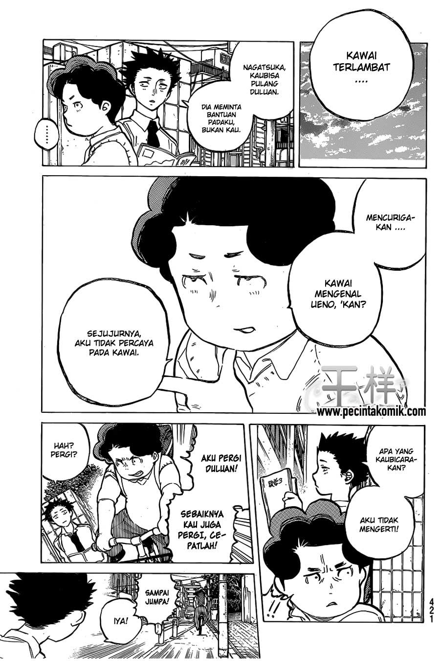 Koe no Katachi Bab 20 halaman 14