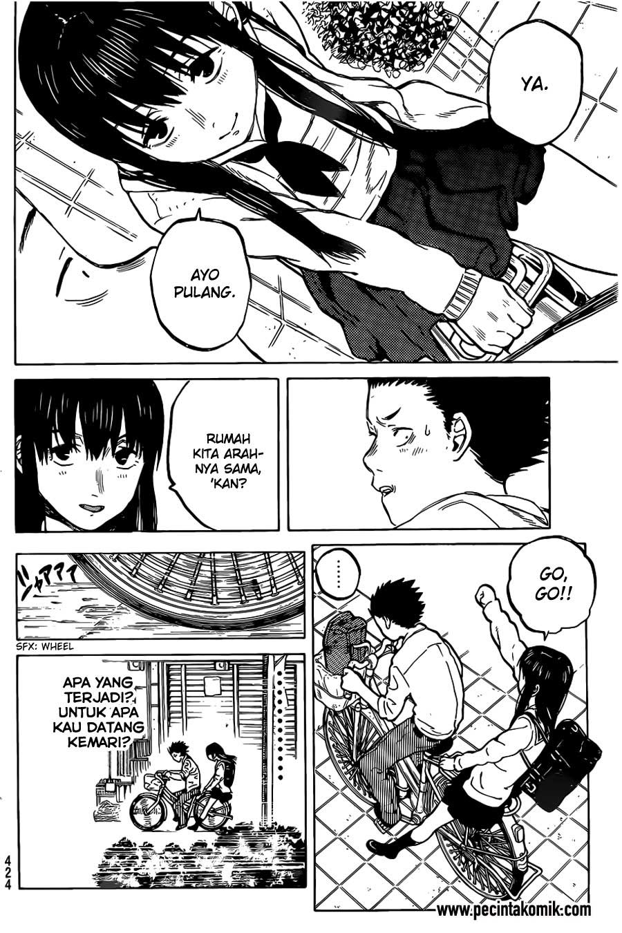 Koe no Katachi Bab 20 halaman 17