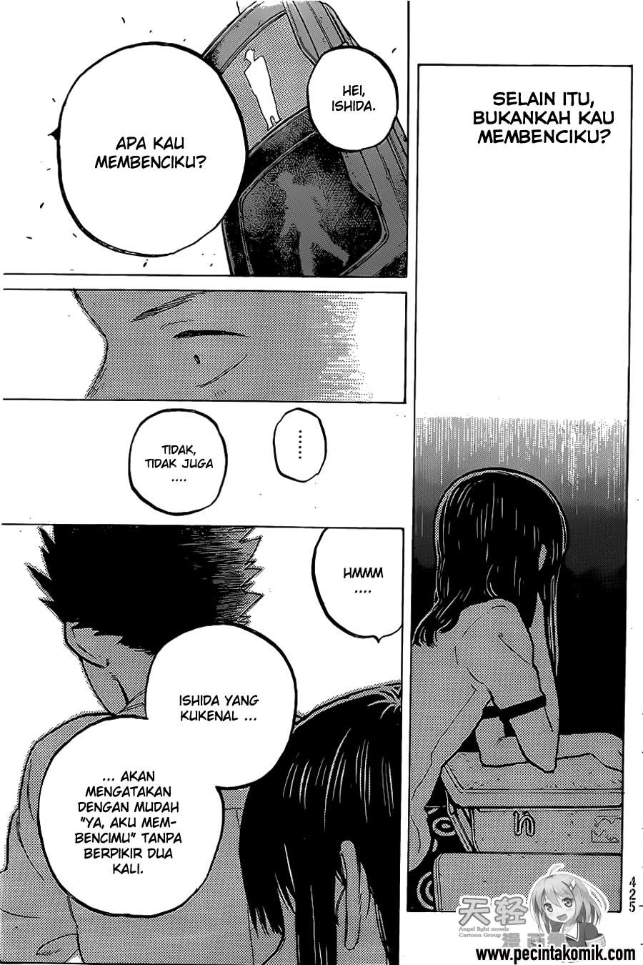 Koe no Katachi Bab 20 halaman 18
