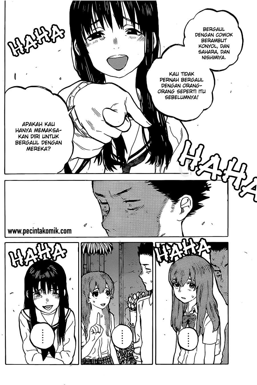 Koe no Katachi Bab 21 halaman 10