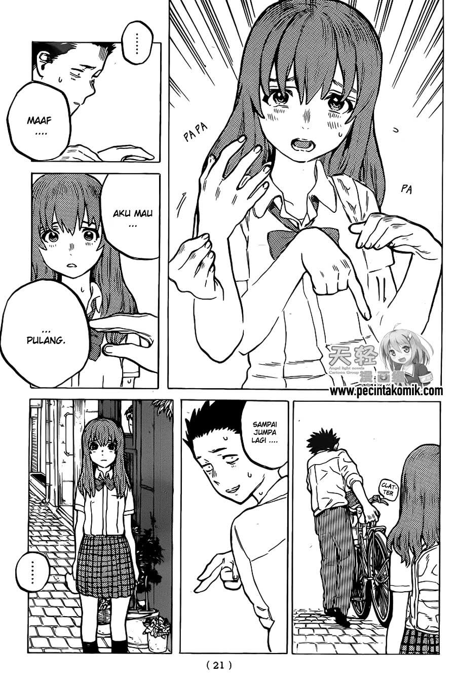 Koe no Katachi Bab 21 halaman 13