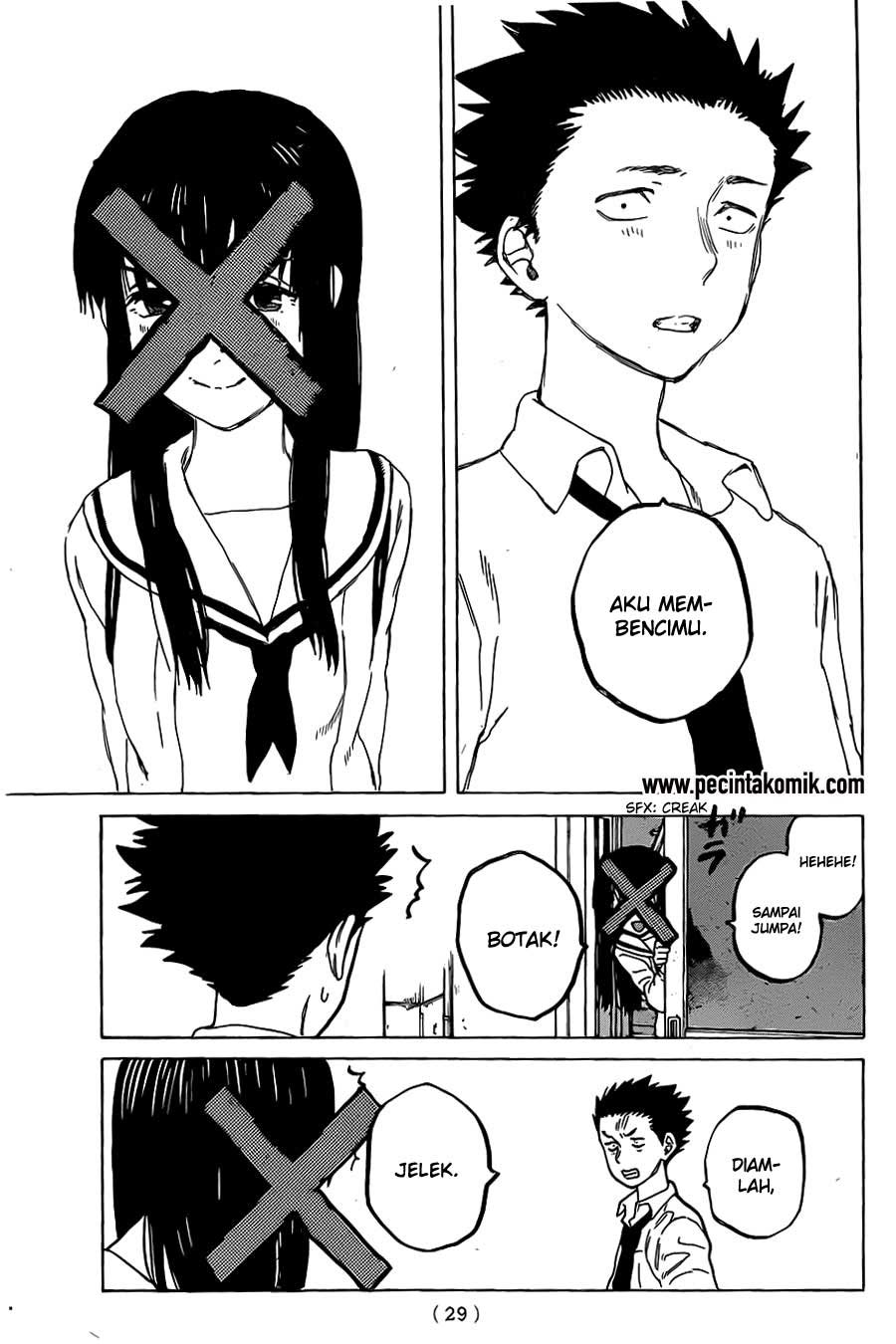 Koe no Katachi Bab 21 halaman 21