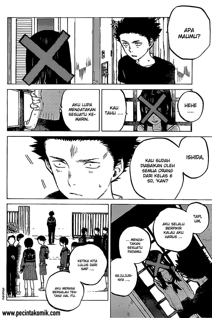 Koe no Katachi Bab 22 halaman 7