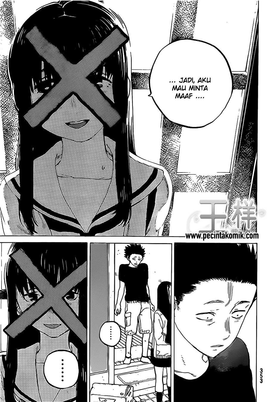 Koe no Katachi Bab 22 halaman 8