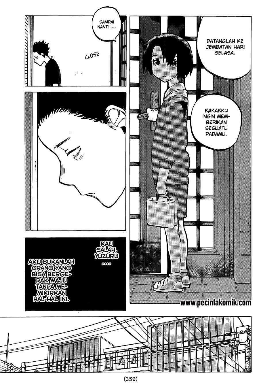 Koe no Katachi Bab 22 halaman 14