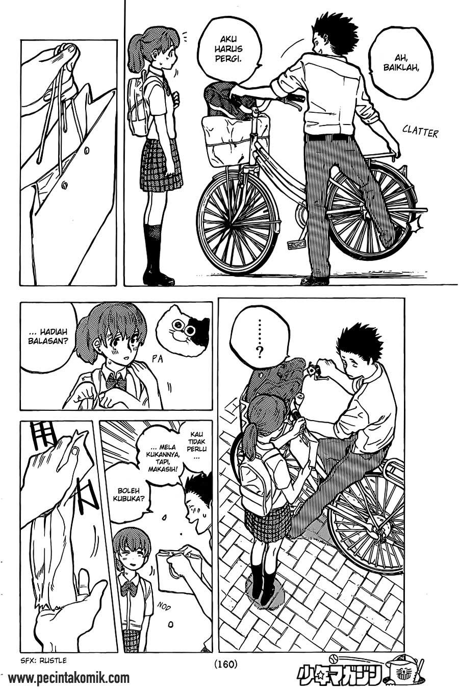 Koe no Katachi Bab 23 halaman 9