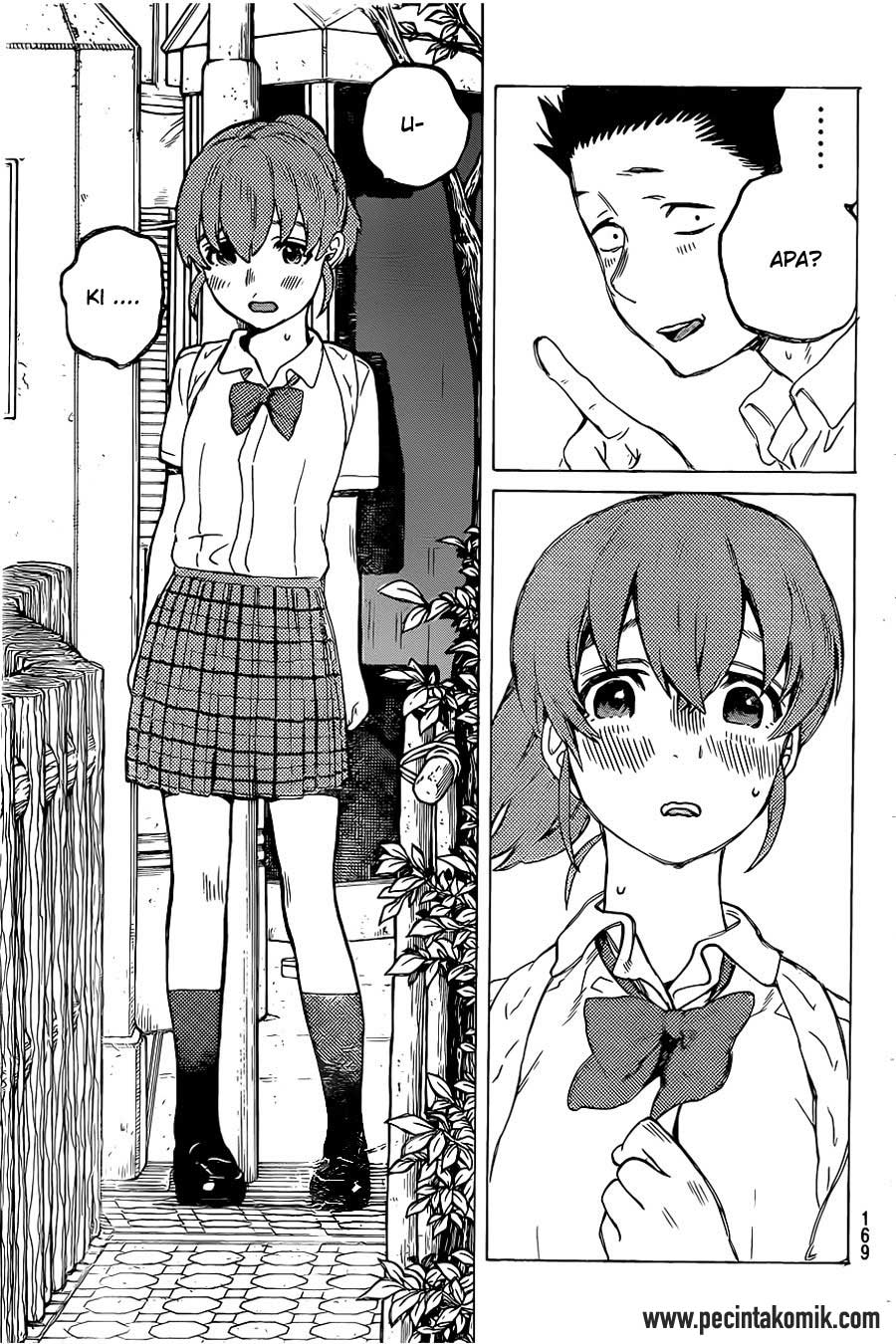 Koe no Katachi Bab 23 halaman 17