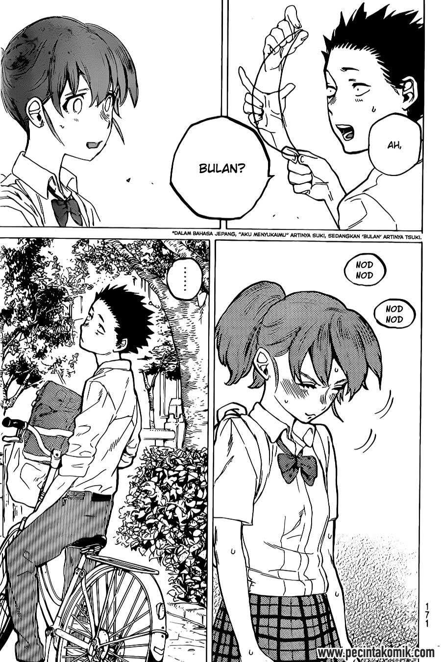 Koe no Katachi Bab 23 halaman 19