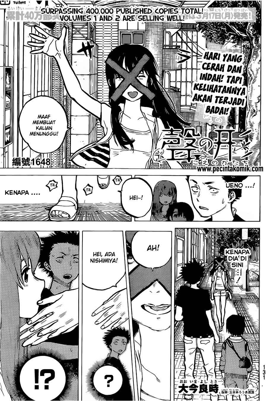 Koe no Katachi Bab 25 halaman 2