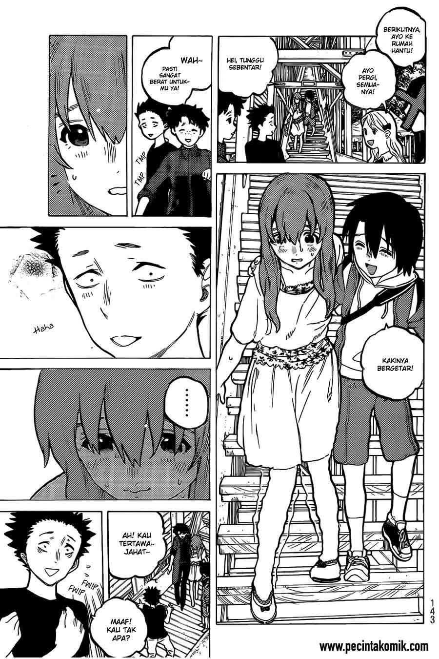 Koe no Katachi Bab 25 halaman 14