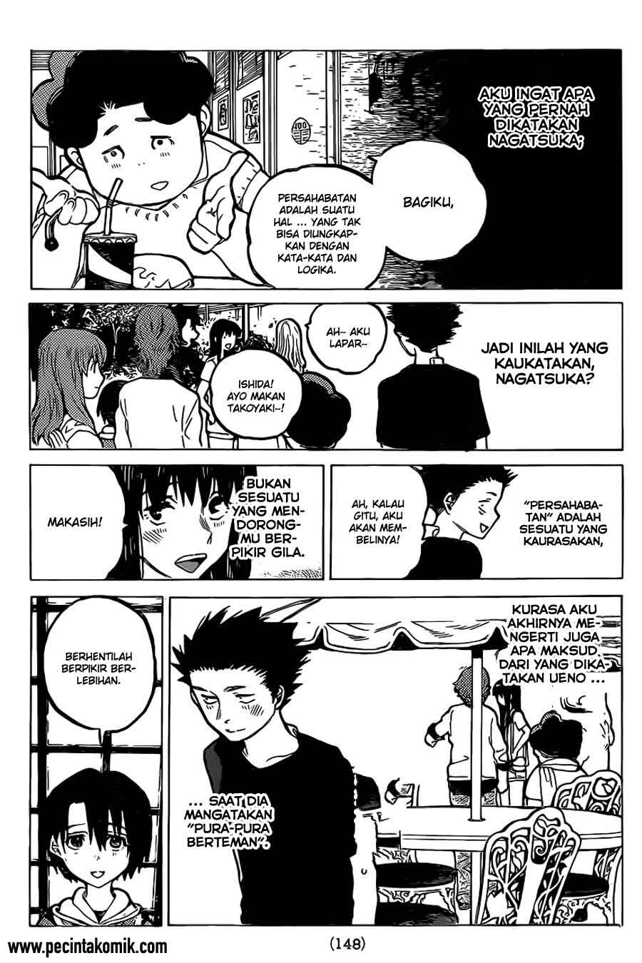 Koe no Katachi Bab 25 halaman 18
