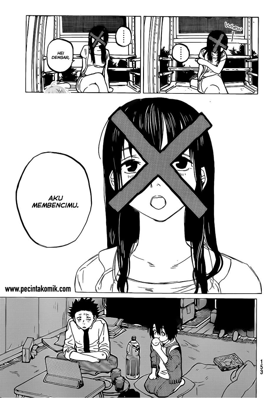 Koe no Katachi Bab 27 halaman 14