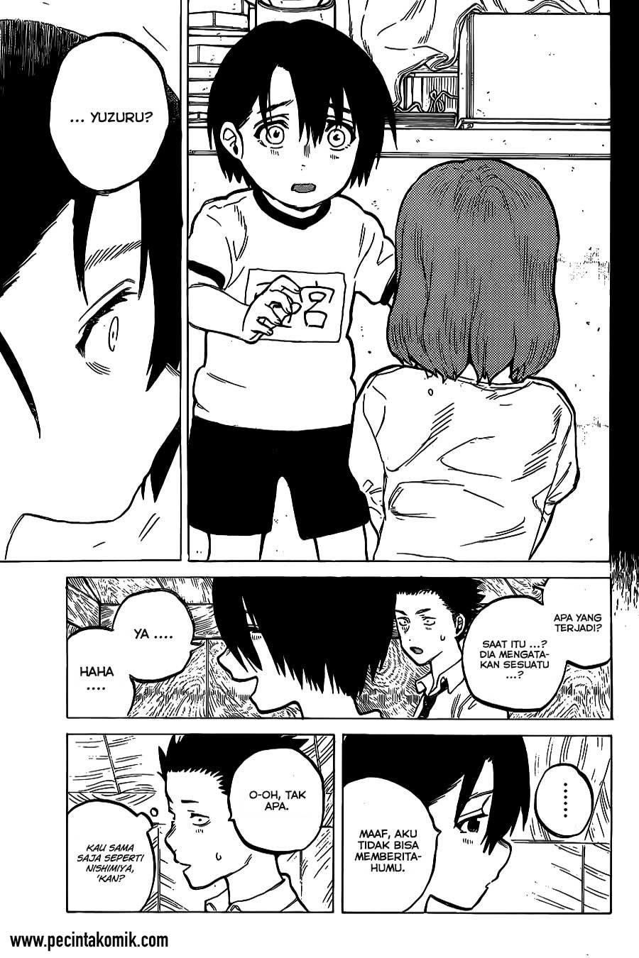 Koe no Katachi Bab 28 halaman 8