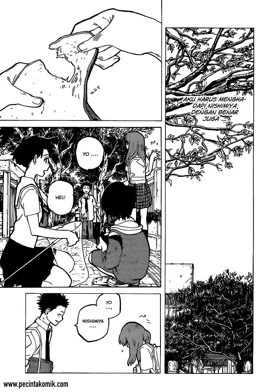 Koe no Katachi Bab 28 halaman 12