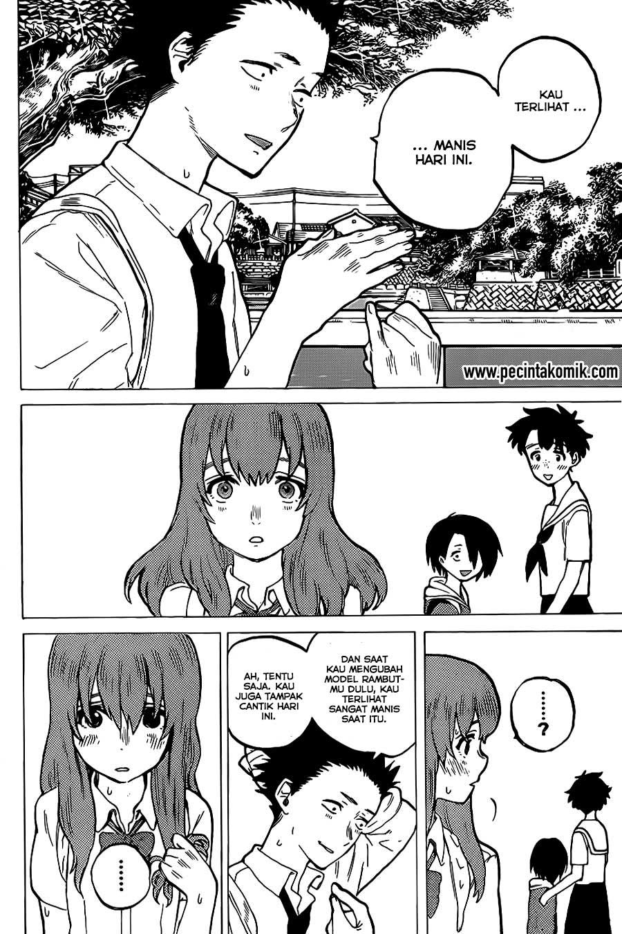 Koe no Katachi Bab 28 halaman 13