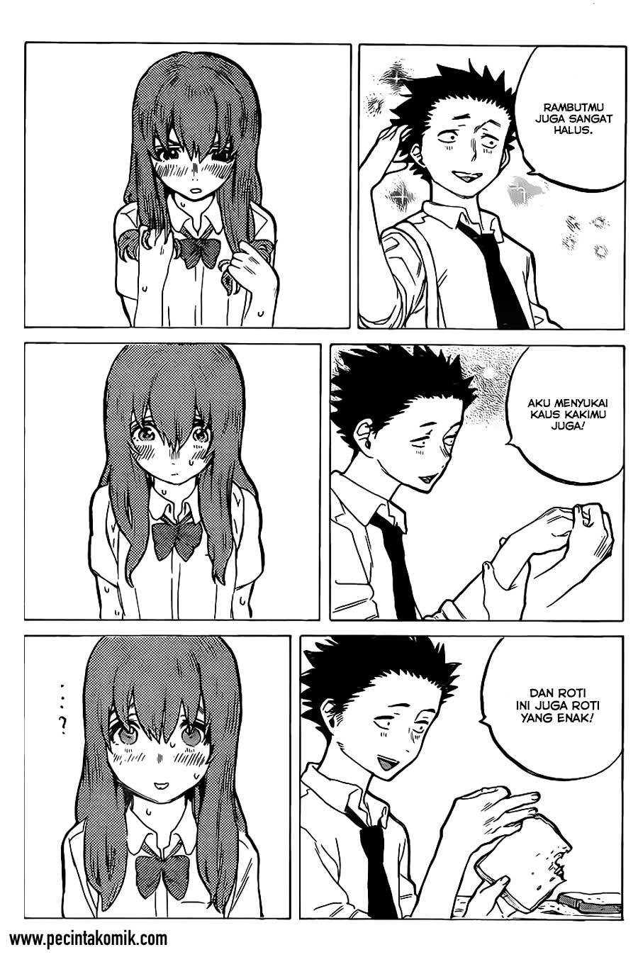 Koe no Katachi Bab 28 halaman 14
