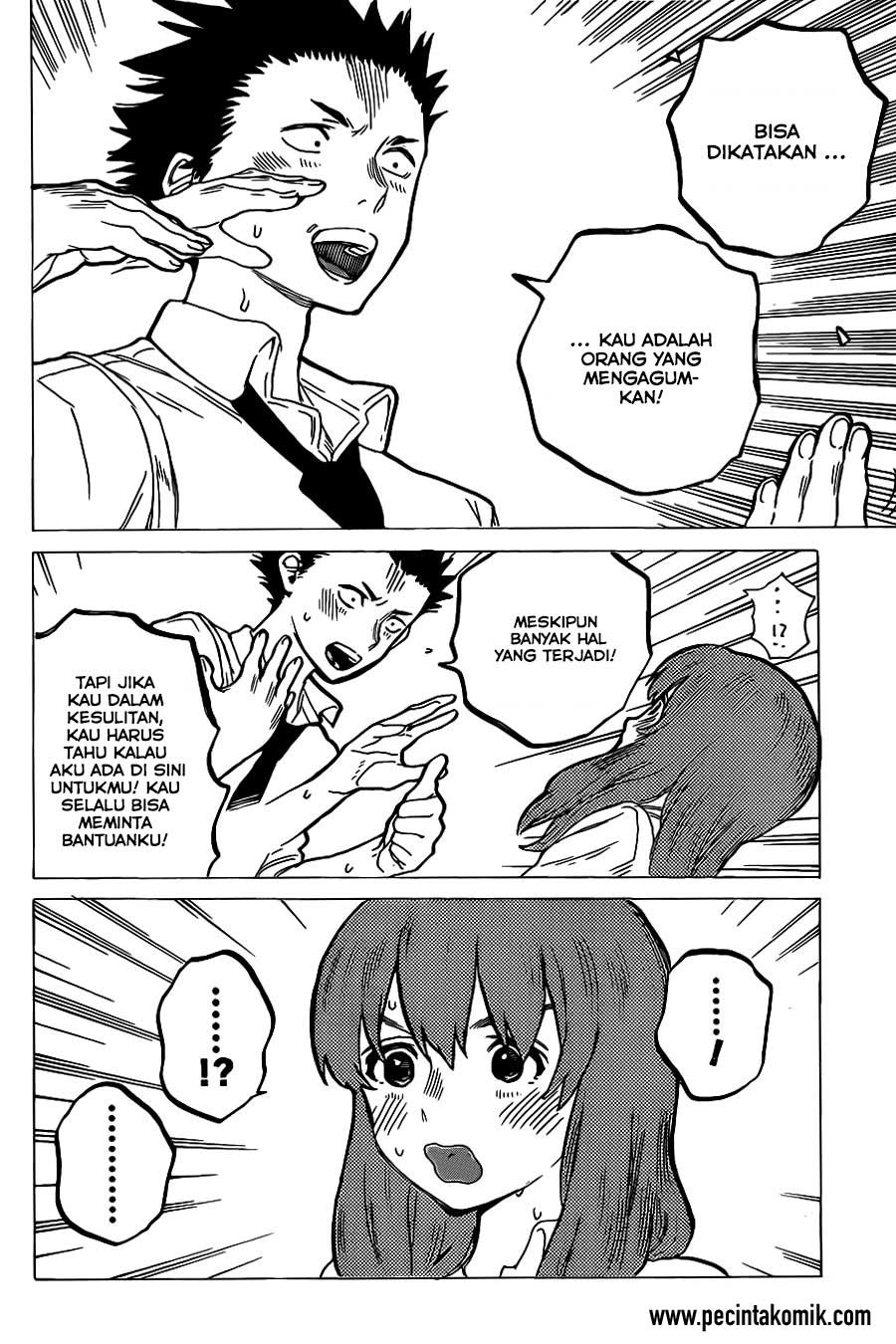 Koe no Katachi Bab 28 halaman 15