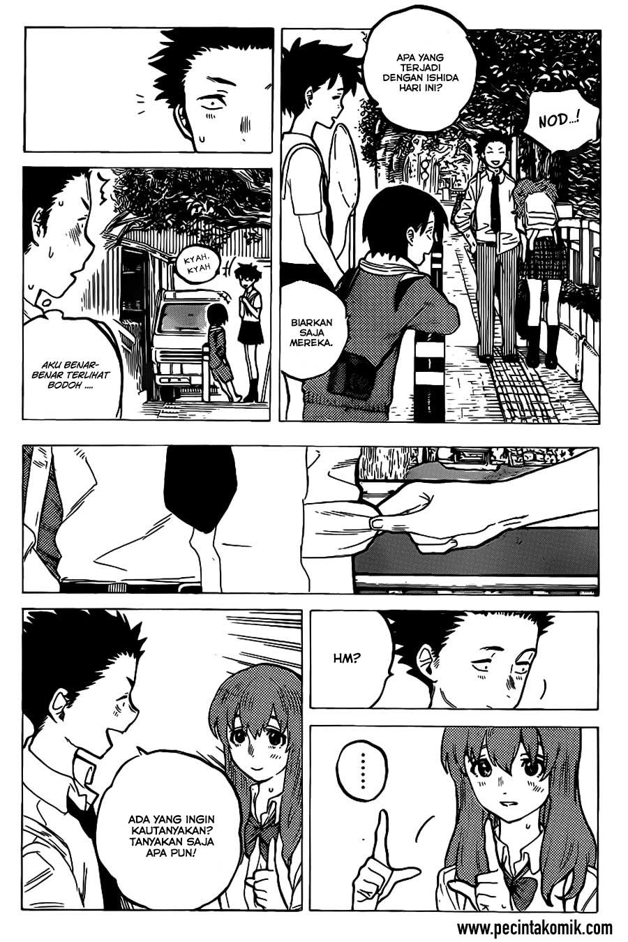 Koe no Katachi Bab 28 halaman 16