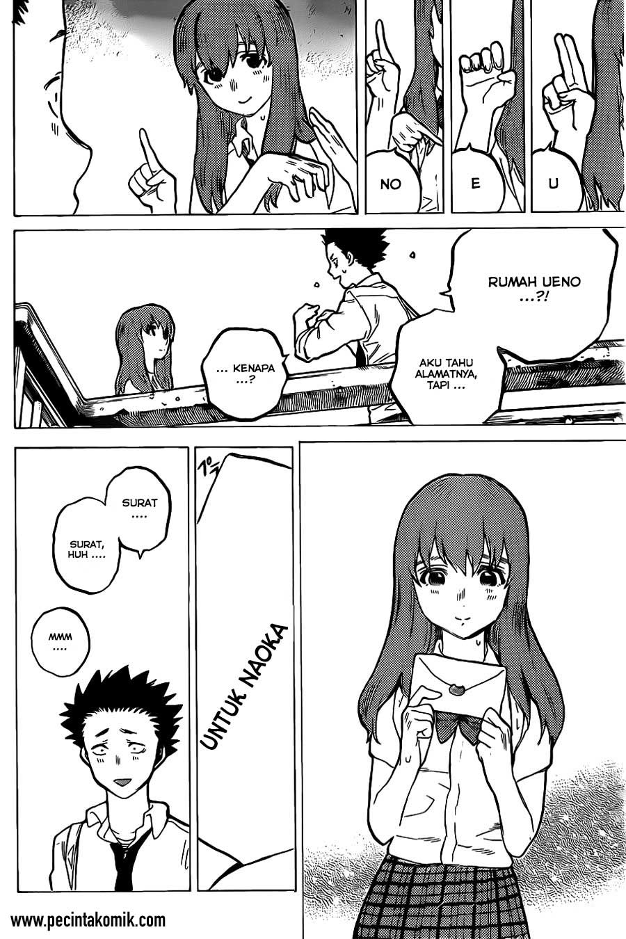 Koe no Katachi Bab 28 halaman 17