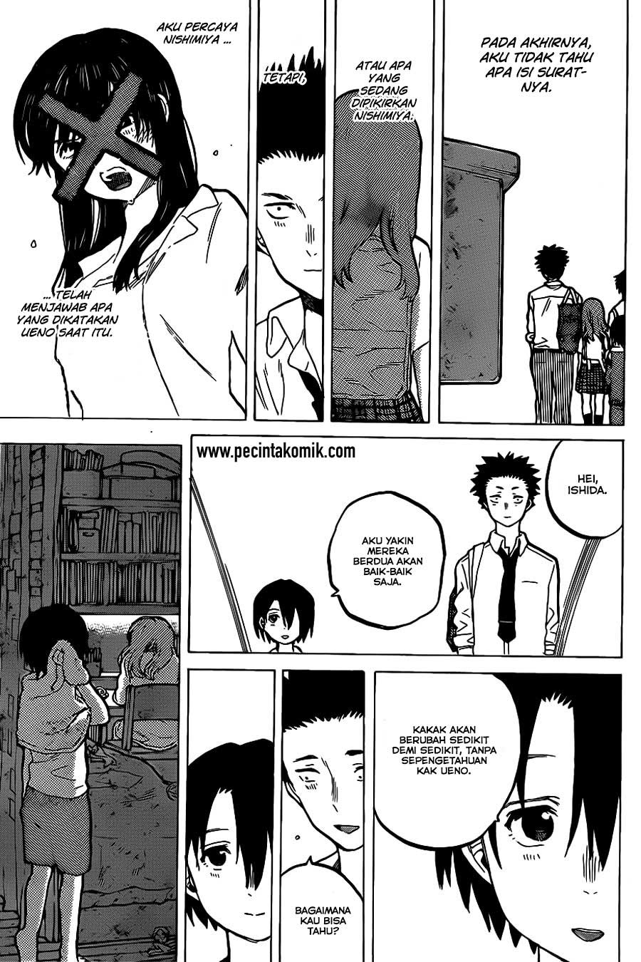 Koe no Katachi Bab 28 halaman 20