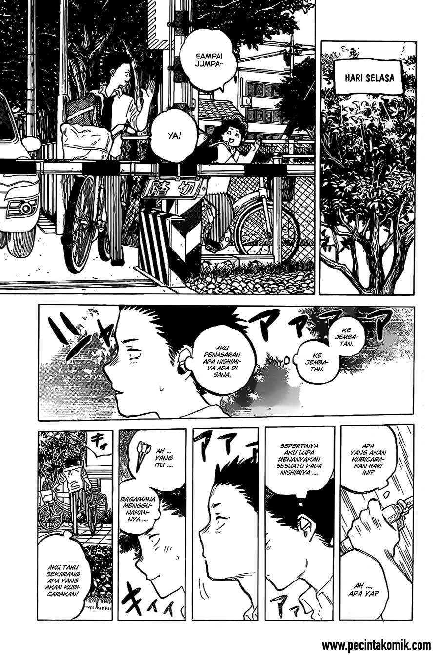 Koe no Katachi Bab 29 halaman 16