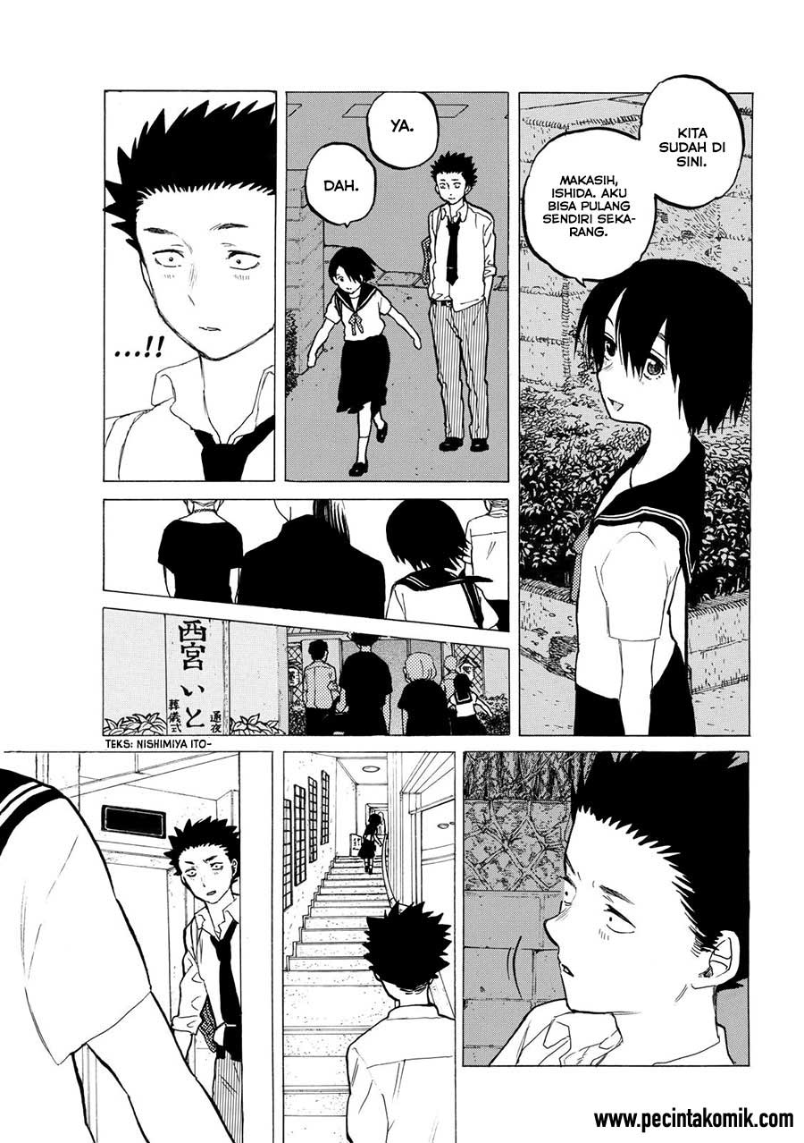 Koe no Katachi chapter 30 halaman 22