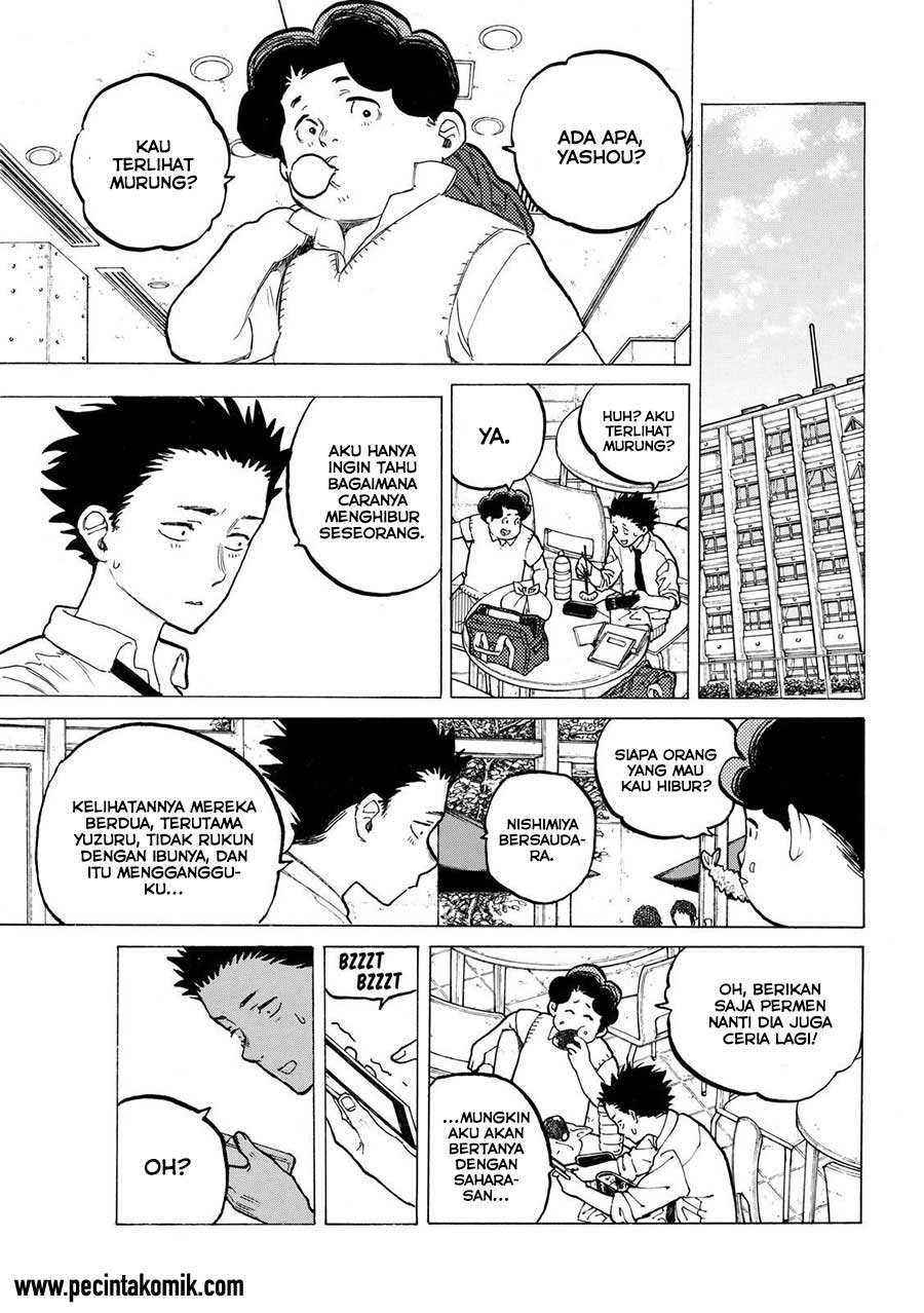 Koe no Katachi Bab 32 halaman 14