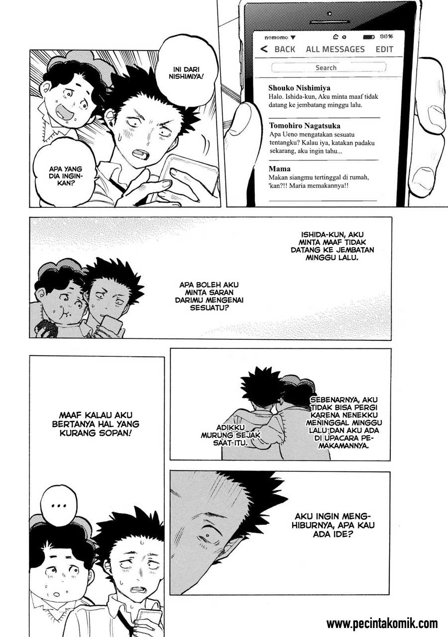 Koe no Katachi Bab 32 halaman 15