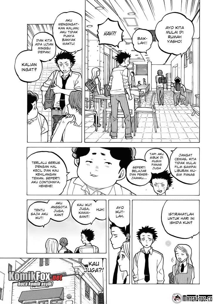 Koe no Katachi Bab 33 halaman 10