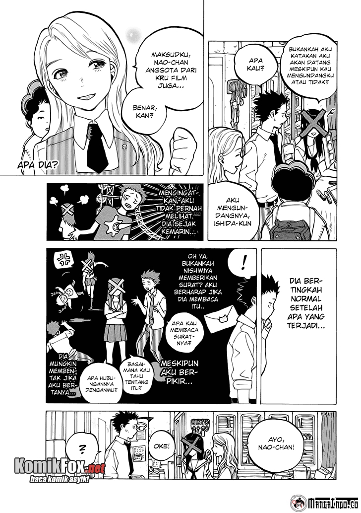 Koe no Katachi Bab 33 halaman 12