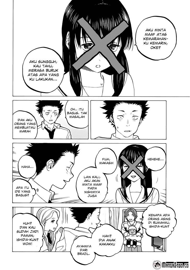Koe no Katachi Bab 33 halaman 13