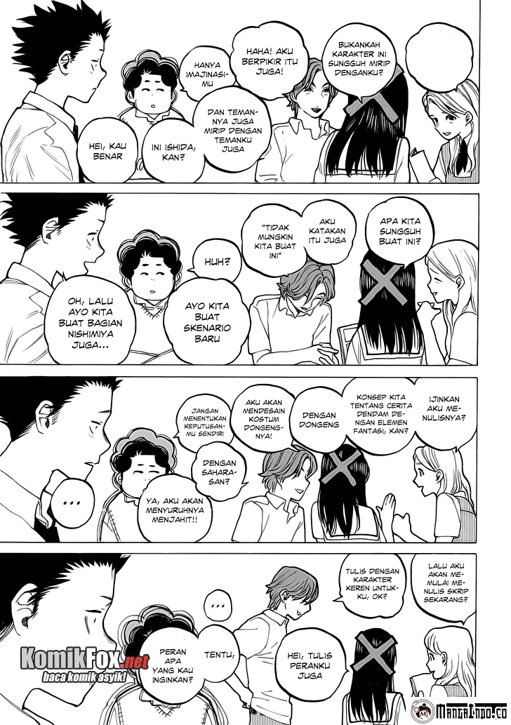 Koe no Katachi Bab 33 halaman 16
