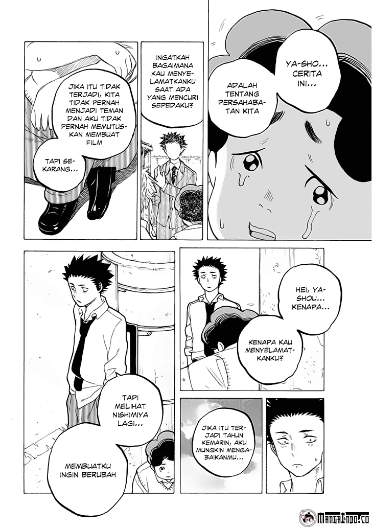 Koe no Katachi Bab 33 halaman 19