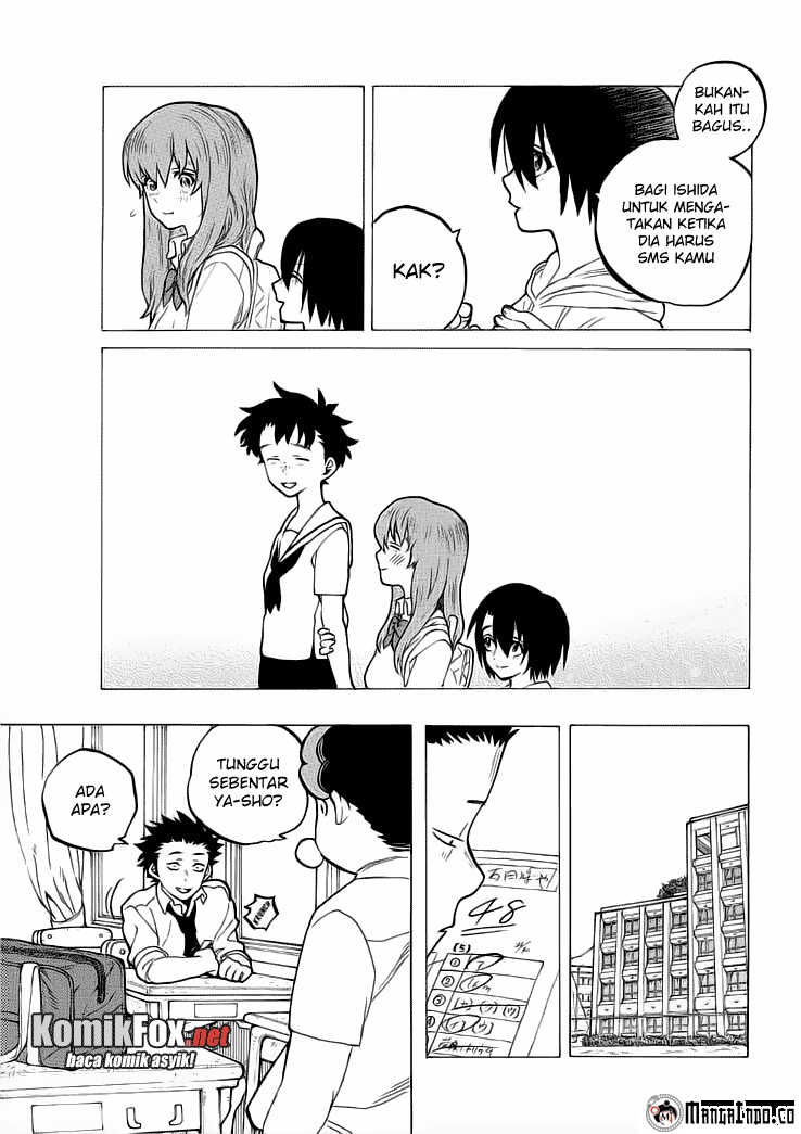 Koe no Katachi Bab 34 halaman 8