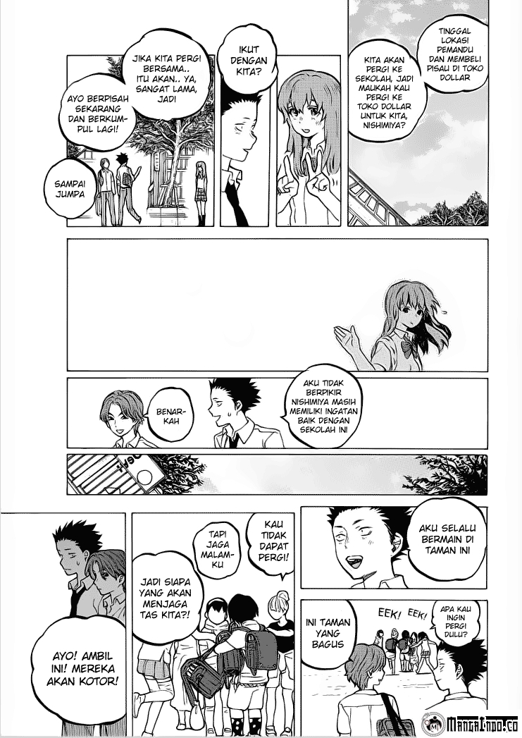 Koe no Katachi Bab 34 halaman 15