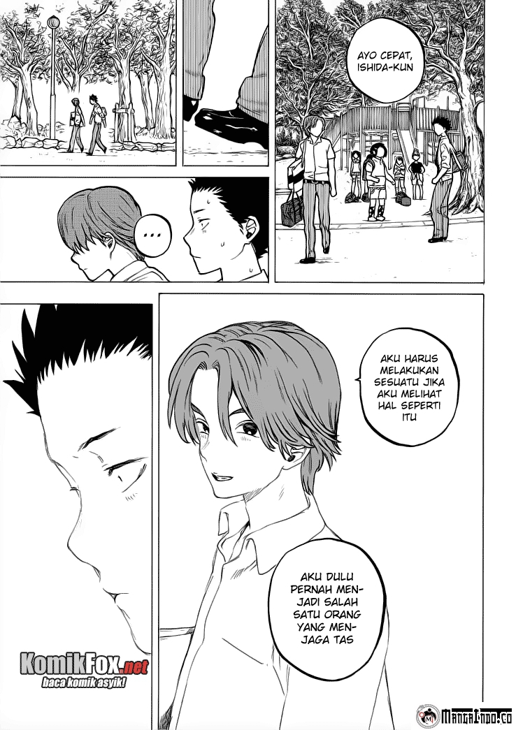 Koe no Katachi Bab 34 halaman 19