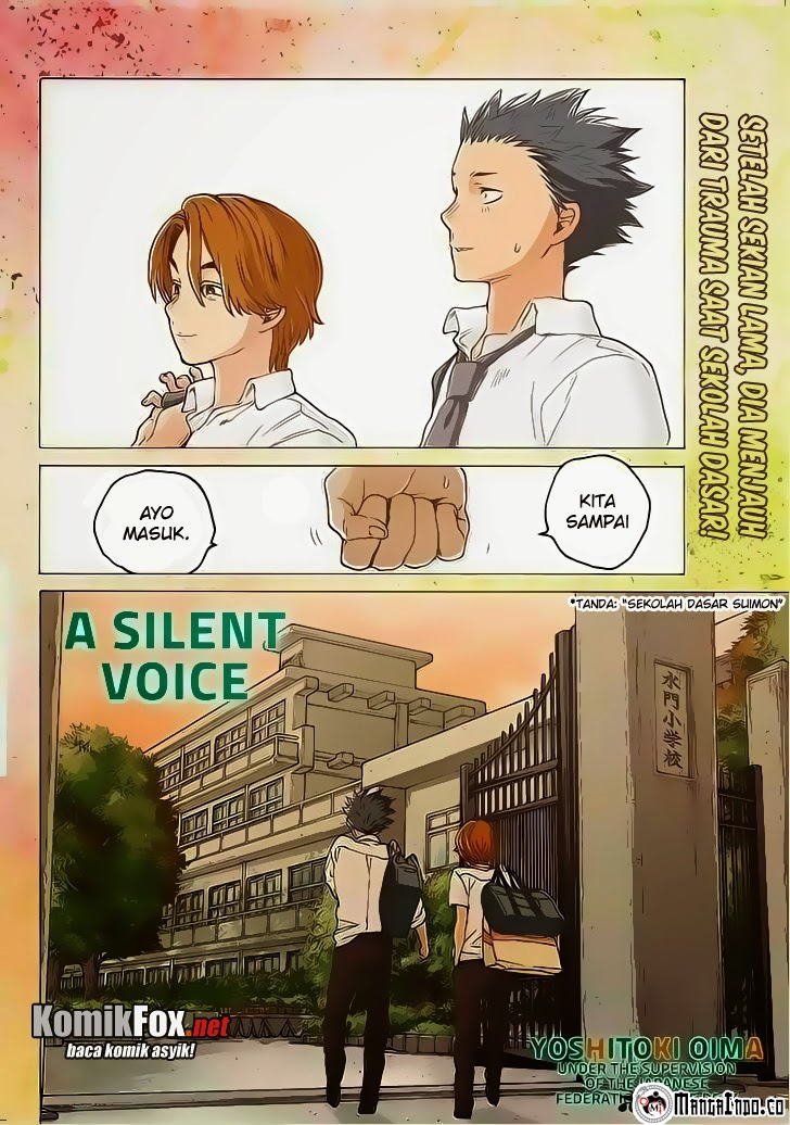 Koe no Katachi Bab 35 halaman 1