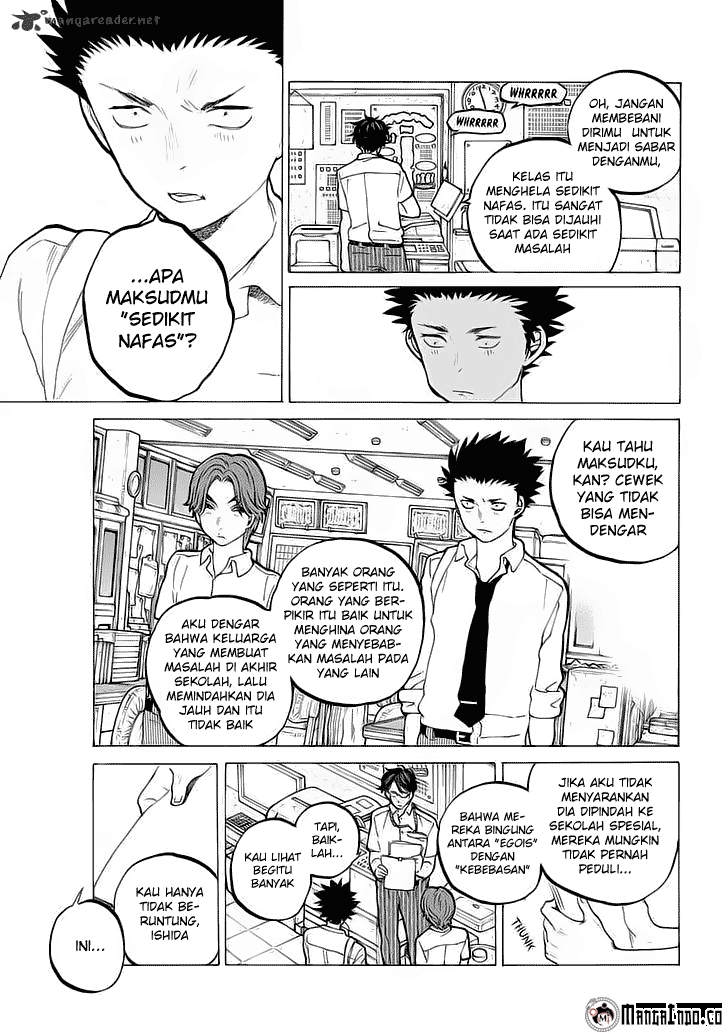 Koe no Katachi Bab 35 halaman 8
