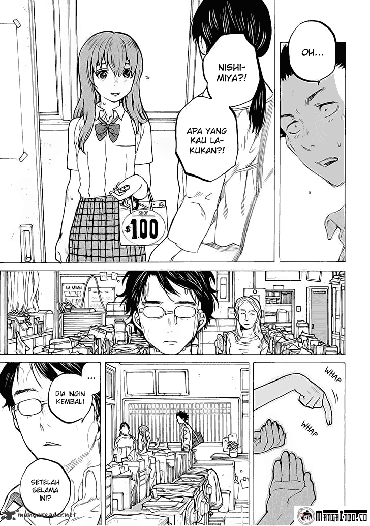 Koe no Katachi Bab 35 halaman 14