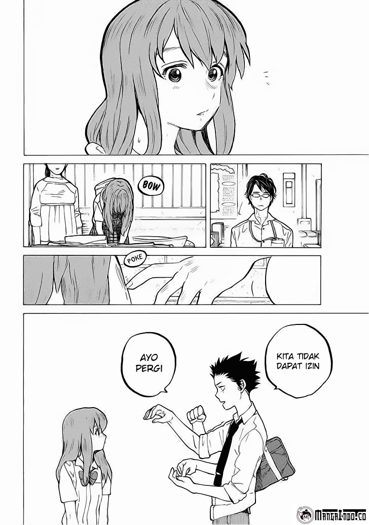Koe no Katachi Bab 35 halaman 15