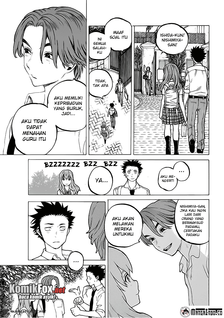 Koe no Katachi Bab 35 halaman 18